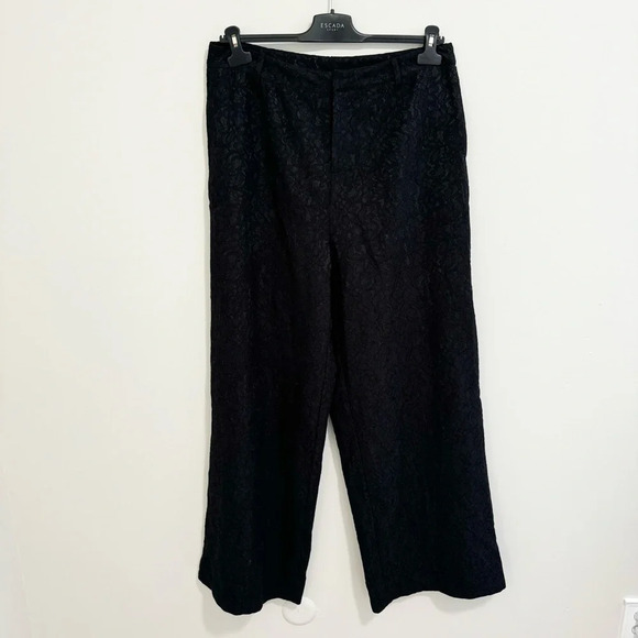 Boohoo NWT Lace Wide Leg Trousers - Picture 2 of 7